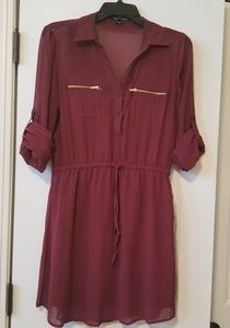 New Look Drawstring Belt Dress